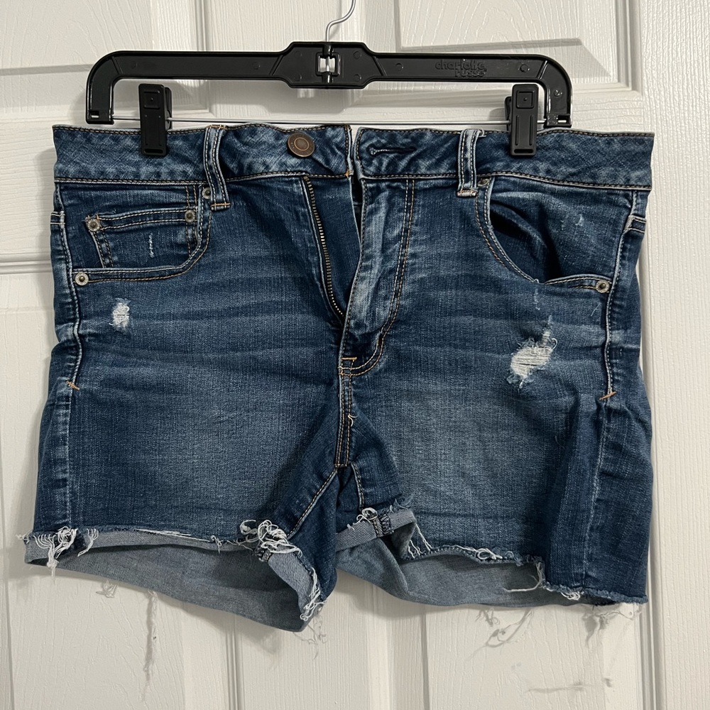 American Eagle high-rise jean shorts